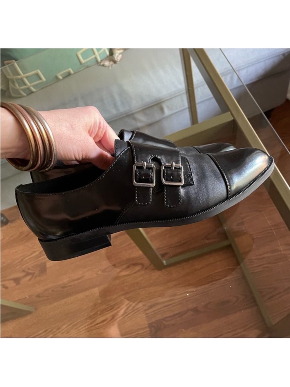 Marc Fisher womens Fawna black oxfords size 7.5 - Picture 5 of 11